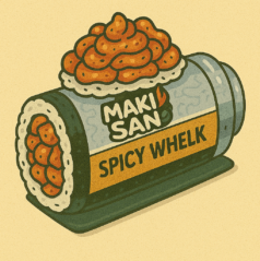 Spicy Whelk Maki