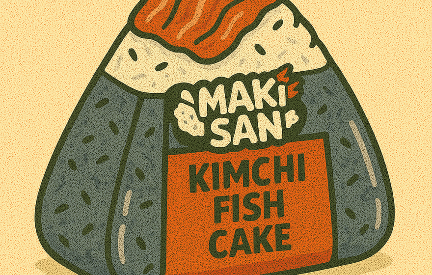 Kimchi Fish Cake Onigiri