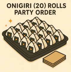 Onigiri 20 Rolls Party Order