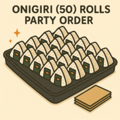 Onigiri 50 Rolls Party Order