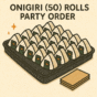 Onigiri 50 Rolls Party Order