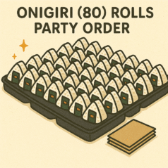 Onigiri 80 Rolls Party Order